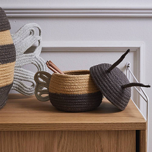 Корзина Лорена Каналс (Lorena Canals) "Пчелка", 15 х 15 см